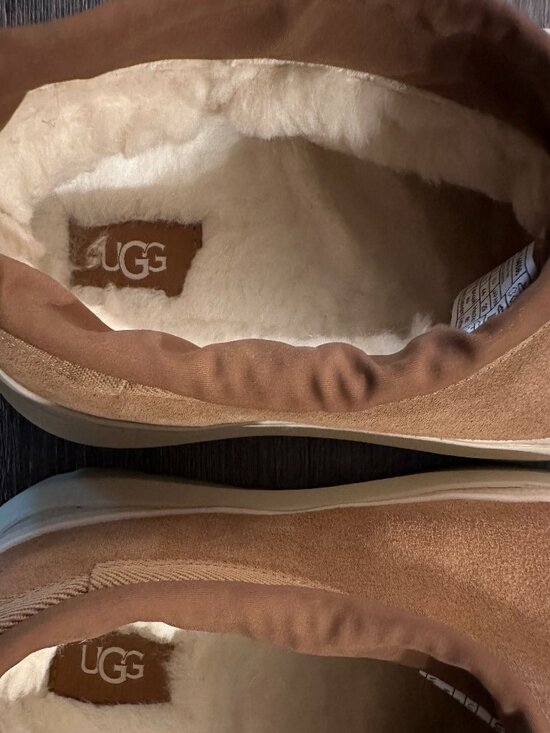 UGG Men\'s Tasman Weather Hybrid in chestnut / whitecap, size 11